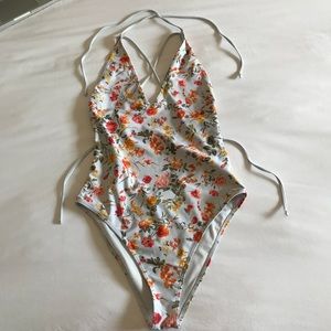 Forever 21 floral one-piece